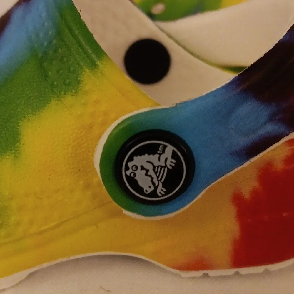 CROCS tie dye